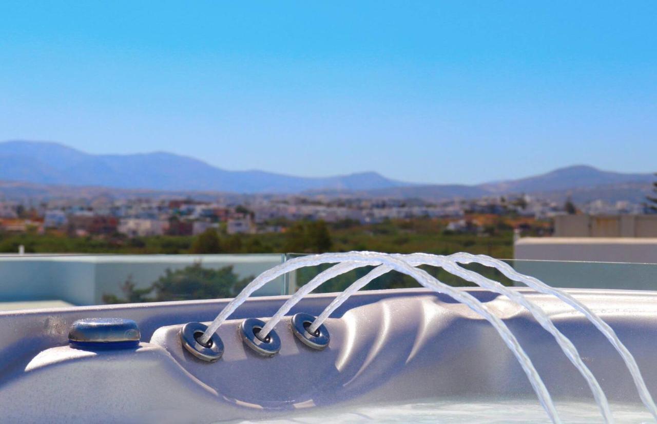 Beach Apartment Thalia With Hot Tub And Sea View Agios Prokopios  Exterior photo